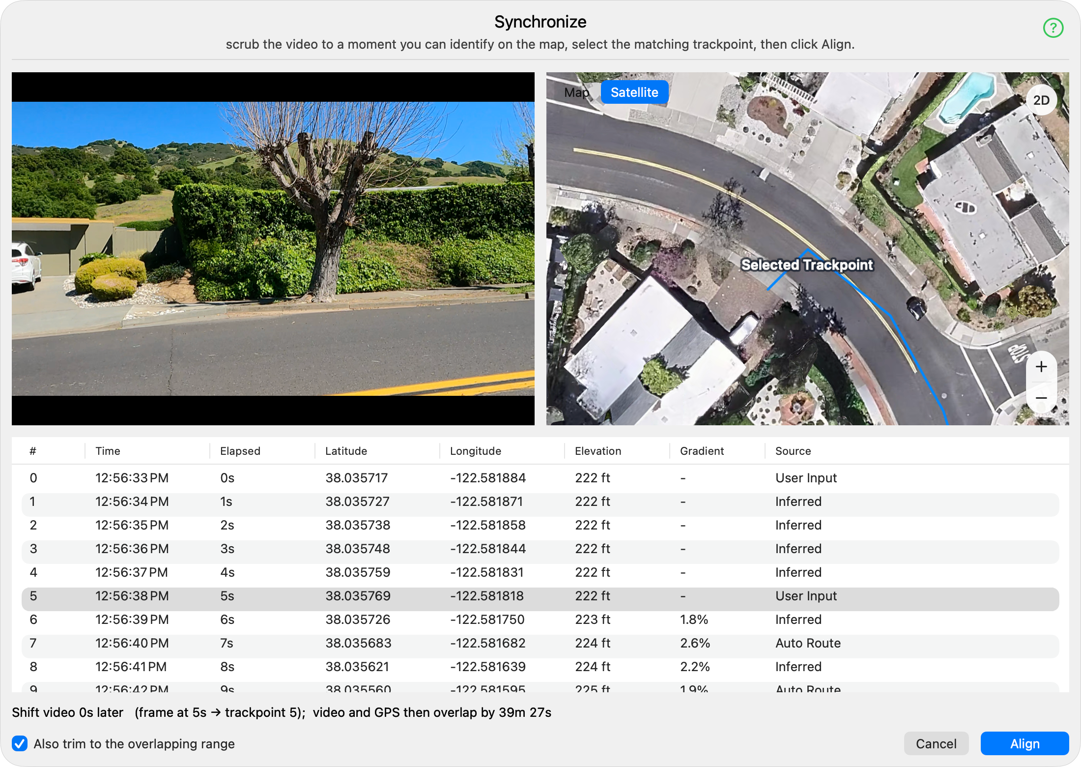 Tutorial screenshot
